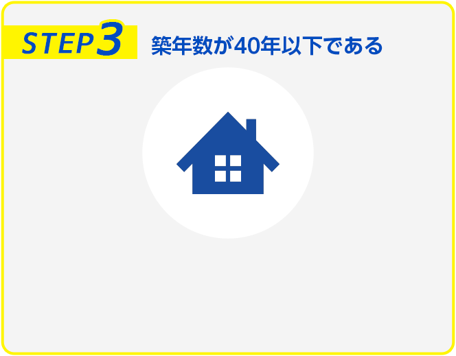 築年数が40年以下である